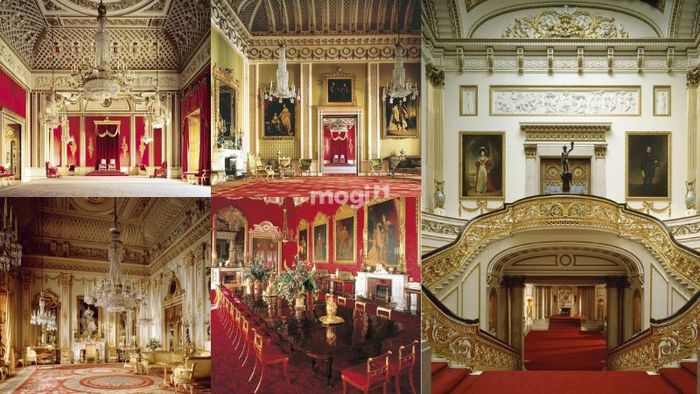 Trang trí nội thất tại Cung điện Buckingham