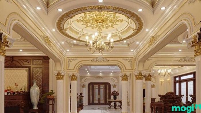 Trần thạch cao tân cổ điển sang trọng và tinh tế