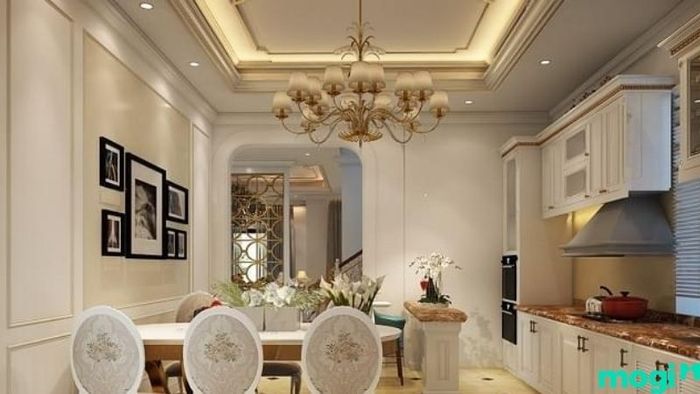 Trần thạch cao cổ điển đẹp mắt và sang trọng