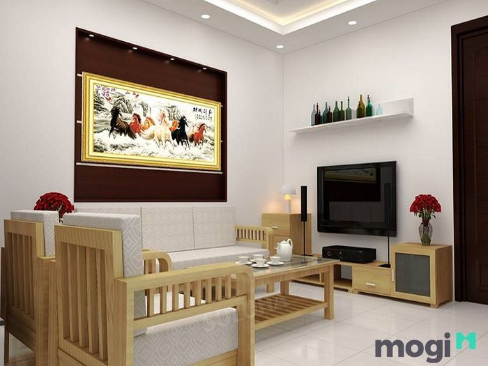 Chọn màu sắc trung tính cho phòng khách