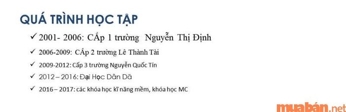 Trong CV, đừng quên ghi lại quá trình học tập của bạn – Education