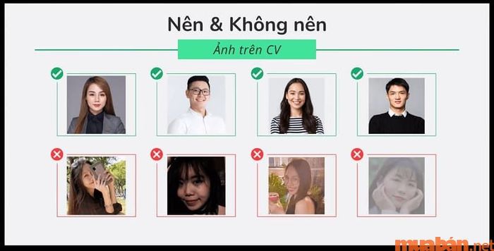 Tìm hiểu những loại hình ảnh phù hợp và không phù hợp khi đưa vào CV.