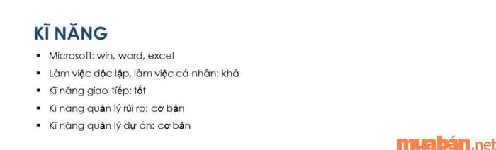 Kỹ năng luôn là yếu tố then chốt khi bạn tìm kiếm cơ hội việc làm.