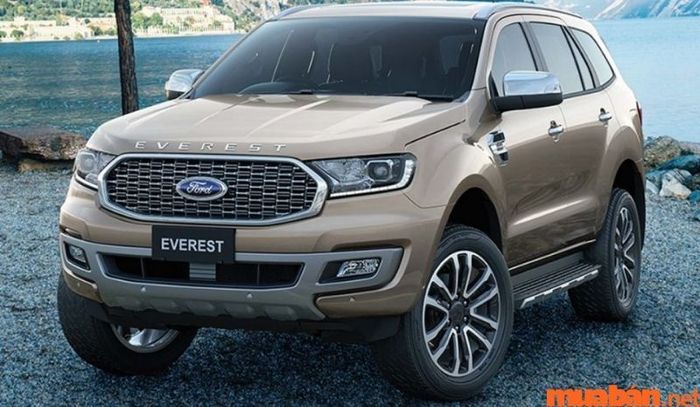 Kích thước xe Ford Everest 2023 là 4914 x 1923 x 1842 (mm), một thông số đáng chú ý cho dòng xe này.