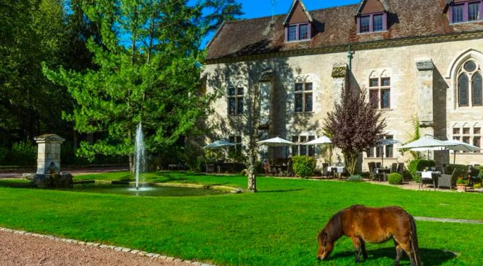 Abbaye de la Bussière is located just a short drive from the charming towns of Beaune and Dijon.