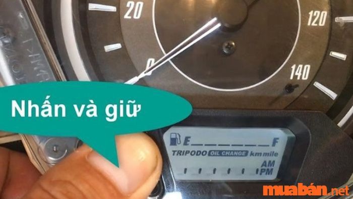 Đèn báo thay dầu xe Lead