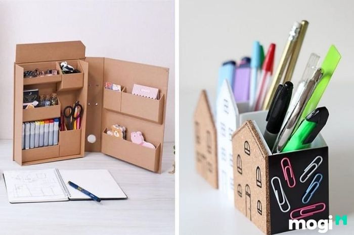 Tạo hộp đựng bút và các món đồ nhỏ từ giấy tái chế