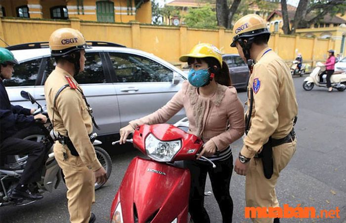 Không mang theo bằng lái xe sẽ bị xử phạt nhẹ hơn so với trường hợp không có bằng lái xe.