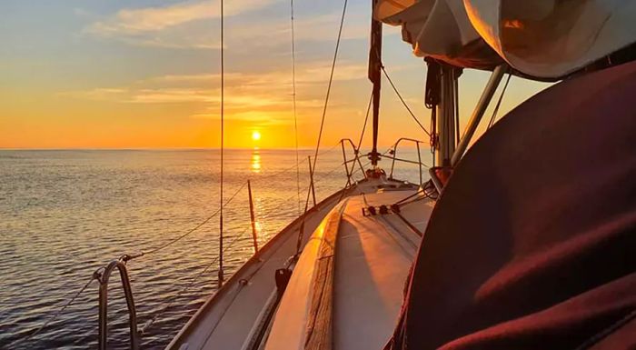 David Fair, the Australian sailor, is now alone aboard Soma in Nuku Hiva.