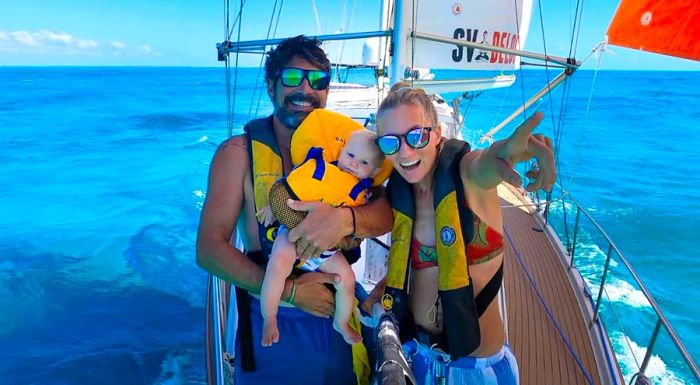 Every year, families like the Trautmans, shown here, are out navigating the world’s oceans. They follow traditional trade routes, guided by the changing seasons.