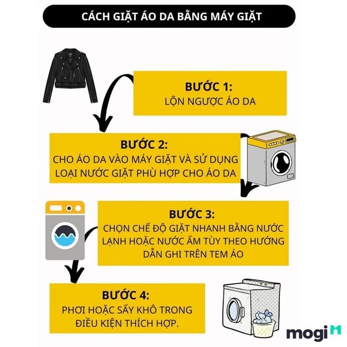 Hướng Dẫn Giặt Áo Da Bằng Máy Giặt