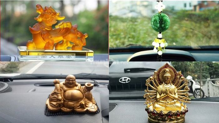 Dùng các đồ vật phong thủy để hóa giải màu sắc không hợp mệnh xe.