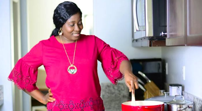 Osinkolu, the founder of Chef Lola’s Kitchen, was born and raised in Nigeria.