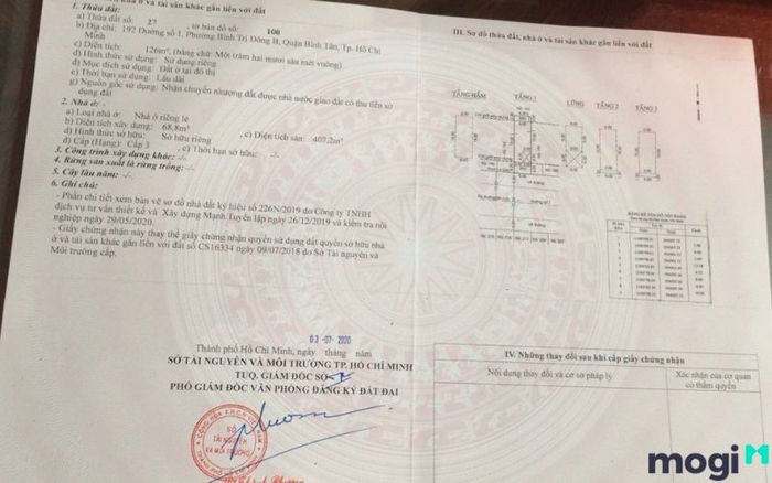 Hướng dẫn đọc ký hiệu trên sổ đỏ