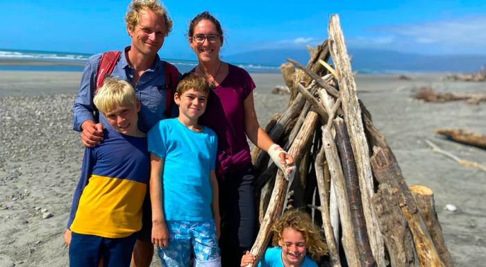 The Neve family had intended to wrap up their family sabbatical with their arrival in Australia at the close of the sailing season in November.