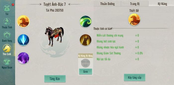 Khám phá Kỹ Năng Thú Cưỡi độc đáo trong phiên bản Bạch Đà Phong Sa của Kiếm Thế Origin.