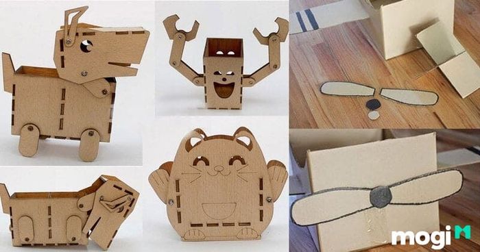 Mẫu 1: Đồ chơi tái chế từ giấy - Sản phẩm cho trẻ em