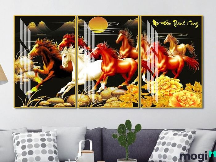 Mẫu 3: Quà mừng khai trương - Tranh Biểu Tượng May Mắn Thu Hút Tài Lộc