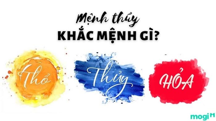 Mệnh Thủy khắc với mệnh nào?