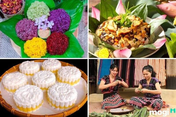 Mâm cúng món chay trong dịp Tết Hạ Nguyên