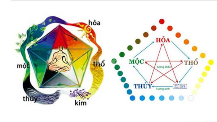Tàng chứa của Thiên can và Địa chi trong thuyết Ngũ hành