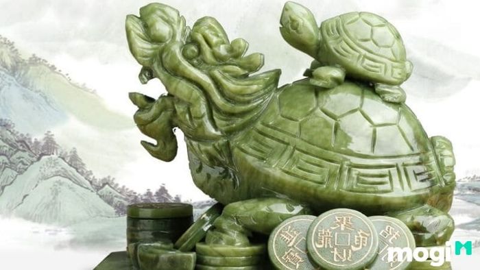 Hình ảnh Rùa Đầu Rồng cõng con trên lưng