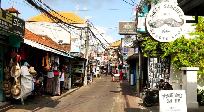 Popular backpacker destination Kuta, Bali, was left almost empty in March when Indonesia closed its borders to non-residents.