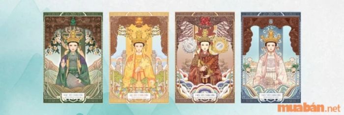 Bốn vị Thánh Mẫu trong hệ thống Tứ Phủ