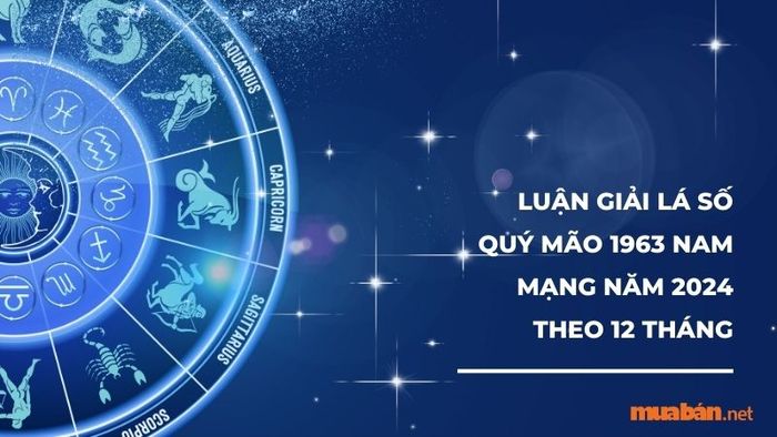 Luận giải lá số tử vi Quý Mão 1963 nam mạng năm 2024 theo từng tháng âm lịch