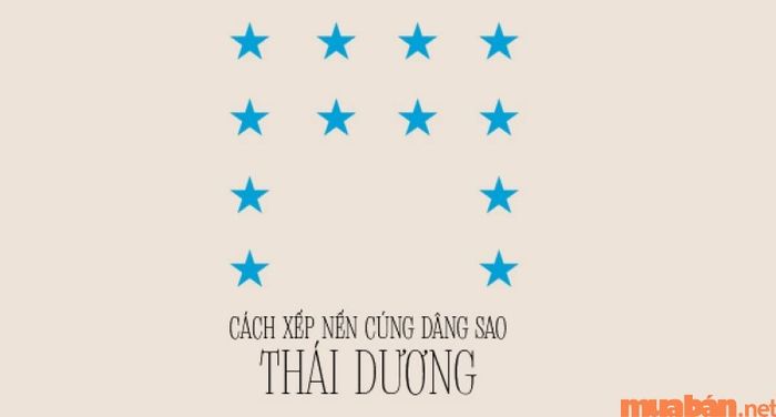 Cách sắp xếp nến trong lễ cúng sao Thái Dương