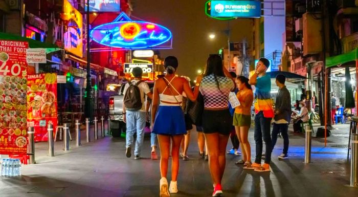 Khao San Road in Bangkok, one of the world’s most famous backpacker destinations, is struggling due to the absence of travelers.