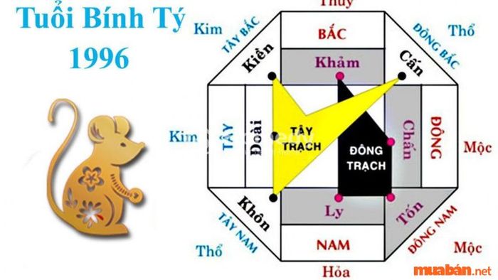 Phong thủy tuổi Bính Tý 1996 năm 2024 - Các tuổi xông nhà