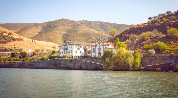 Quinta do Vesuvio, named after an Italian volcano, serves as a wine-tasting stop on the train’s nine-hour journey.