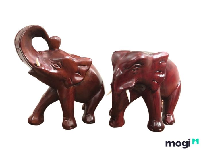 Tượng voi gỗ phong thủy