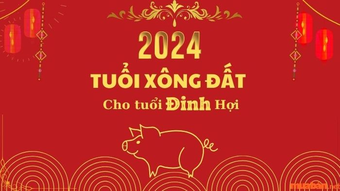 Lựa chọn tuổi xông đất 2024 cho gia chủ tuổi Đinh Hợi.