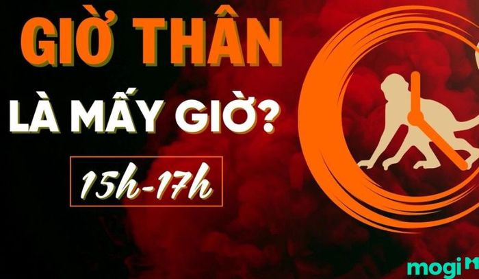 Giờ Thân kéo dài từ 15h00 đến 17h00