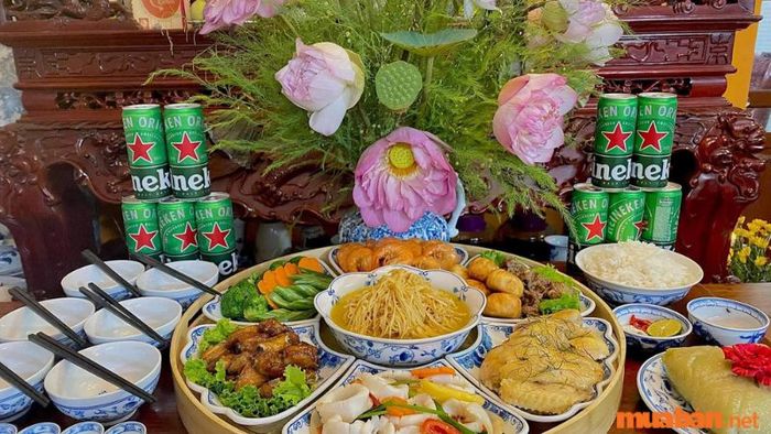 Lễ vật cúng hóa vàng vào mùng 4 Tết