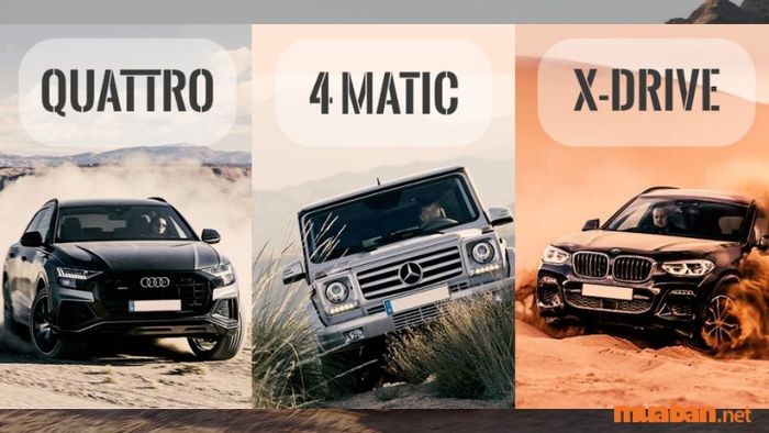 So với các hệ dẫn động khác như FWD, RWD, 4WD, 2WD, hệ dẫn động AWD có khả năng ứng dụng linh hoạt hơn. Nó có thể được trang bị cho nhiều loại phương tiện khác nhau, từ sedan, CUV đến SUV. Thậm chí, nhiều dòng xe bán tải hiện nay ở nhiều quốc gia cũng đang chuyển sang sử dụng hệ dẫn động AWD phổ biến hơn.