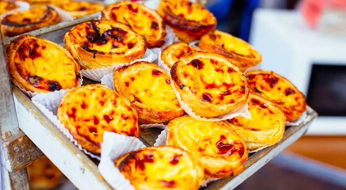 Pastel de nata: A beloved Portuguese staple.