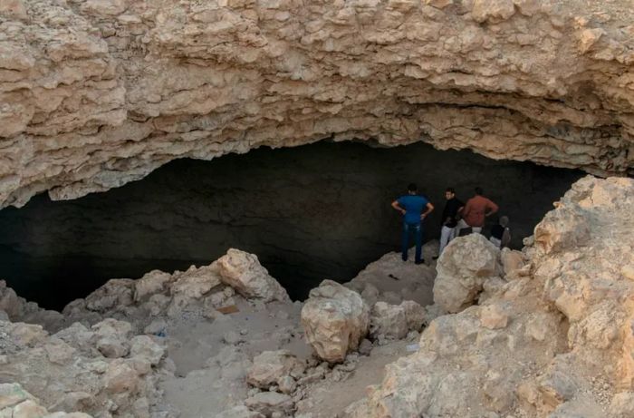 The Musfur Sinkhole offers a fascinating glimpse into the geological history of the region.