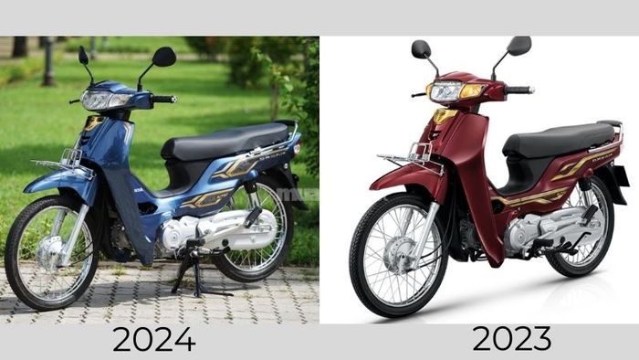 So sánh giữa xe Dream 125 2023 và xe Dream 125 2024