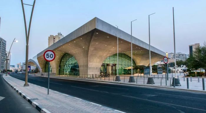 Msheireb station serves as the junction connecting all three metro lines.