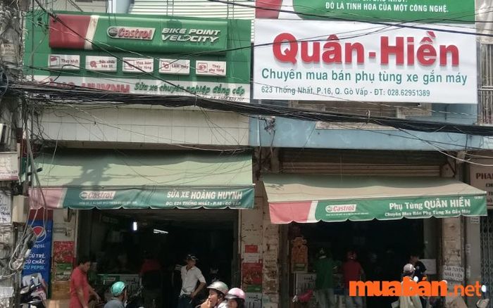 cửa hàng phụ tùng xe máy uy tín