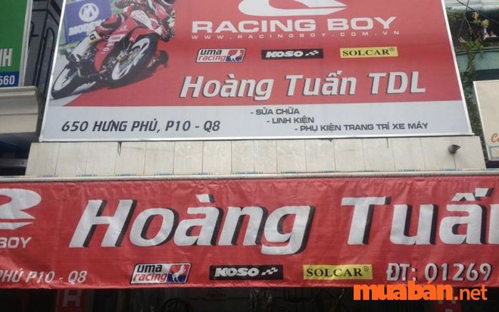 cửa hàng phụ tùng xe máy
