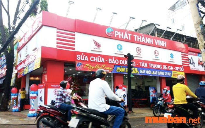 cửa hàng phụ tùng xe máy