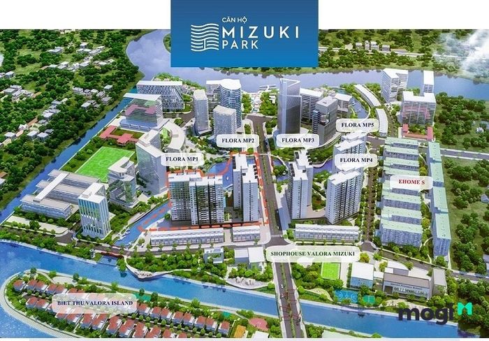 Dự án Flora Mizuki Park không chỉ nổi bật với các tiện ích nội khu mà còn sở hữu vô vàn tiện ích ngoại khu xung quanh.