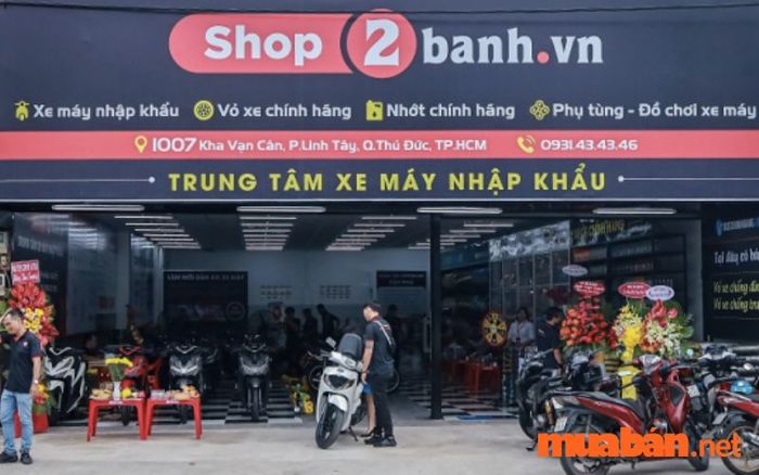 cửa hàng phụ tùng xe máy chất lượng