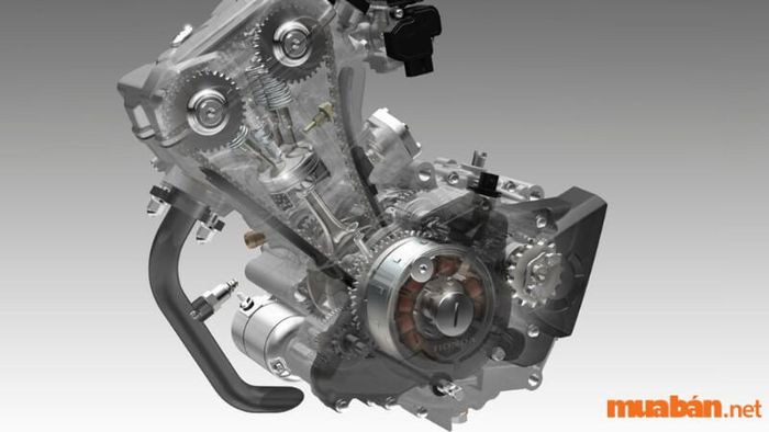 Động cơ DOHC 150cc mạnh mẽ, mang lại khả năng vận hành ấn tượng