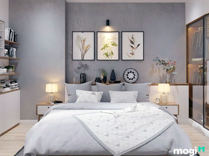 Giường ngủ nên được bố trí cân đối hai bên