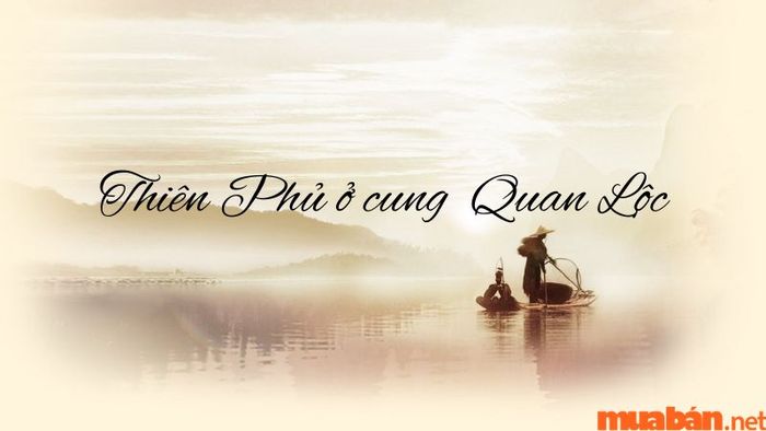 Thiên Phủ ở cung Quan Lộc